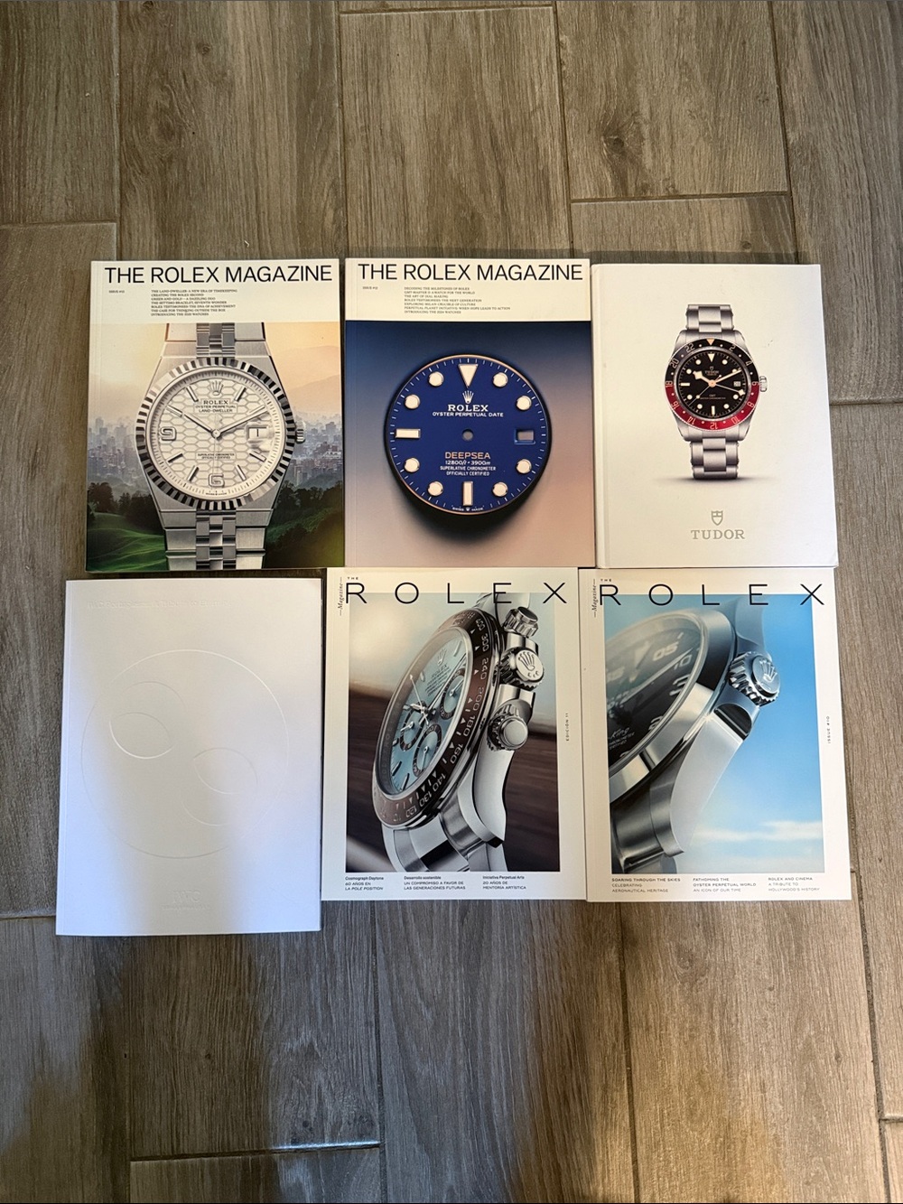 Rolex Men’s Magazine Set - Blue, Silver, Black and Red Accents